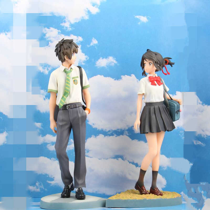 动漫 君の名は。你的名字 套装 立花泷 宫水三叶 盒装手办图片