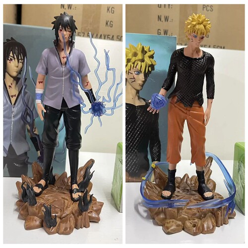 火影 ZH致幻佐助 鸣人 螺旋丸 站姿 GK模型手办 动漫周边摆件礼物