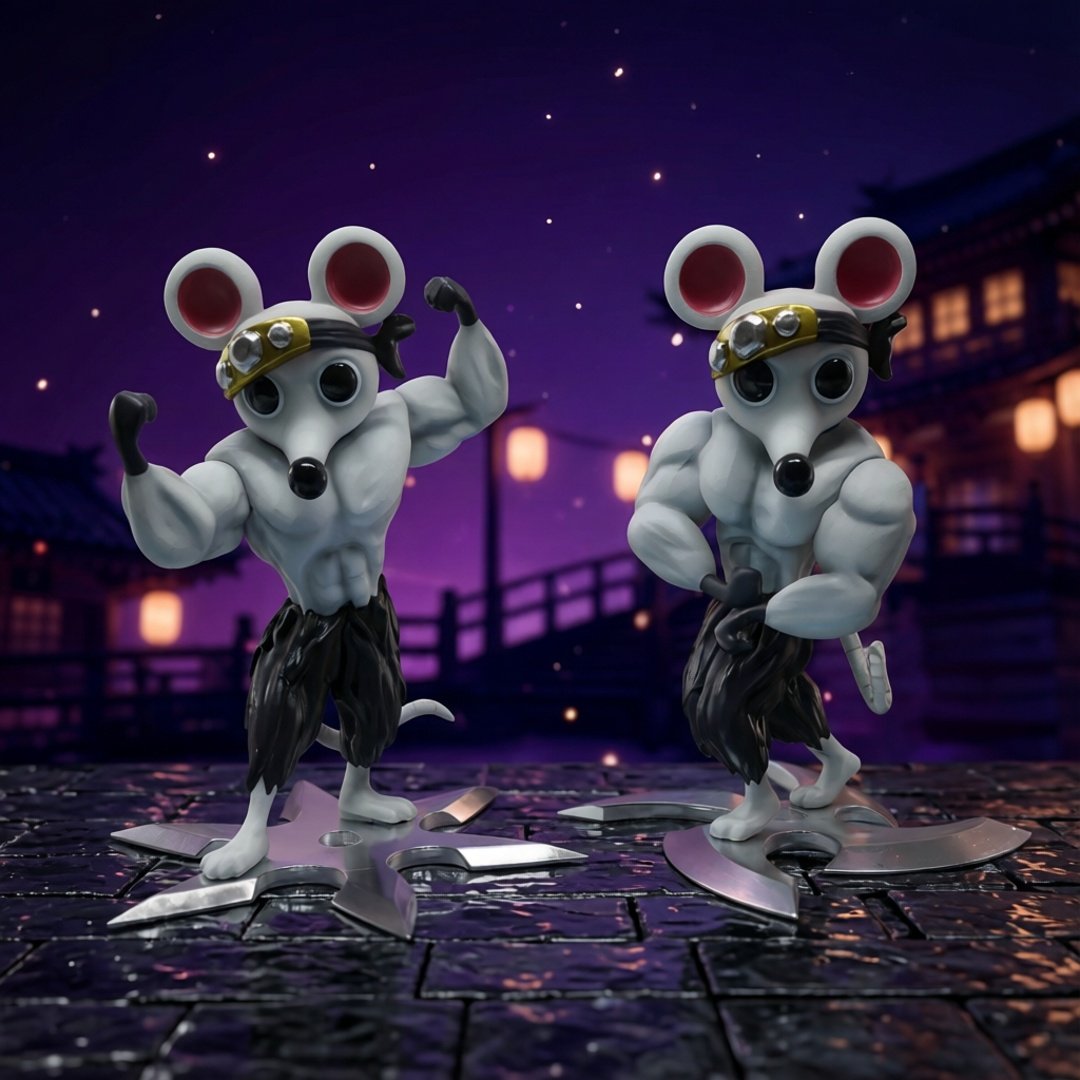 鬼灭之刃 游郭篇 GK 宇髄天元 忍兽 肌肉鼠 模型摆件桌面公仔手办,模玩/动漫/周边/娃圈三坑/桌游,手办/手办景品,淘宝优惠券,粉丝福利购,淘宝优惠卷