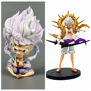 动漫海贼王Q版尼卡路飞太阳神天穹路飞模型 盒装手办公仔生日礼物