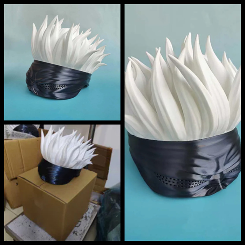 动漫玩具 咒术回战手办 五条悟1:1头盔面具 可穿戴 模型摆件 盒装