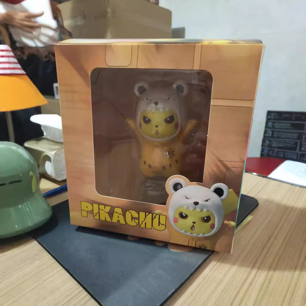 动漫海贼王Q版2代皮卡丘变装贝波熊GK摆件彩盒装手办生日礼物赠品图片