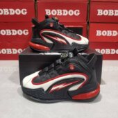 男童皮面防水旋转纽扣轻便中大童篮球鞋 断码 巴布豆儿童运动春秋款