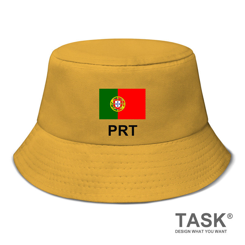 葡萄牙portugal国家潮渔夫帽男女户外防晒帽子潮流遮阳帽设 无界