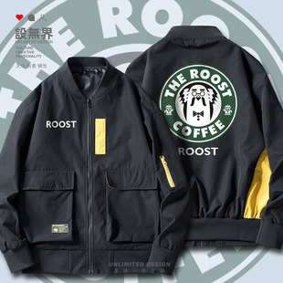 动物森林周边鸽子老板布鲁斯特咖啡厅logo夹克外套潮衣服设 无界