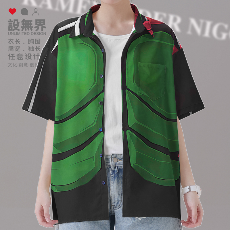 骑士系列3D铠甲2号有趣创意衬衫