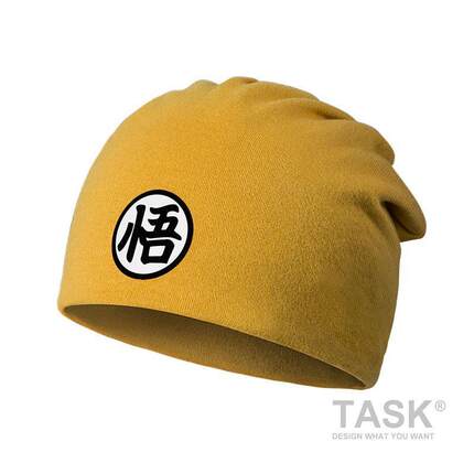 孙悟空同人动漫悟字印花包头帽薄款堆堆帽子男女保暖围脖设 无界