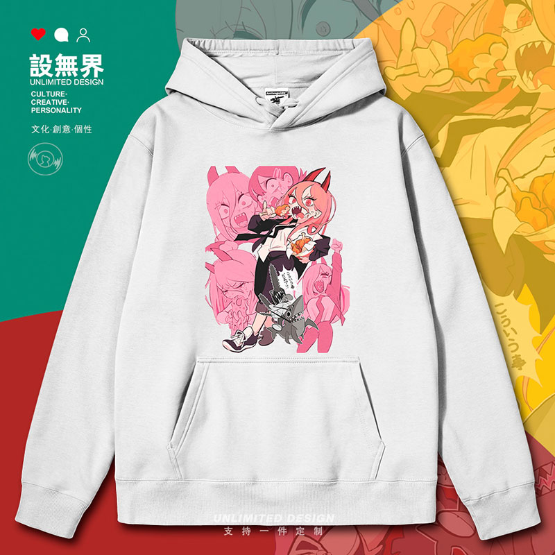 电锯人帕瓦power恶魔猎连帽卫衣