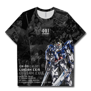 机动战士GN001能天使高达近战速干T恤男女动漫套装潮0015设 无界