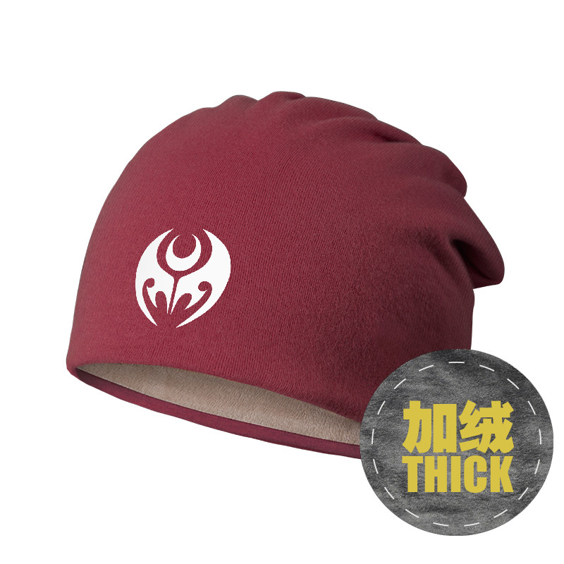 骑士Kiva红渡包头防风睡加绒棉帽