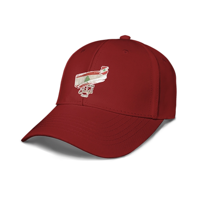 黎巴嫩Lebanon国旗标志印花鸭舌帽男女帽子夏季棒球帽0010设 无界