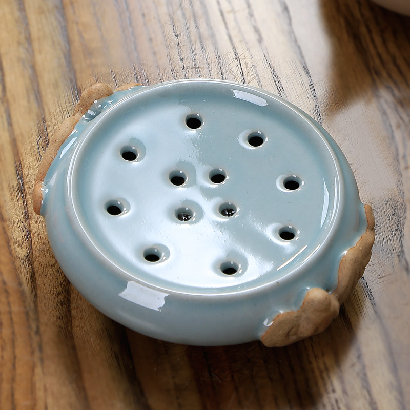 陶瓷壶承托盘小号茶杯茶壶底座隔热垫杯托杯碟储水杯承杯垫干泡台