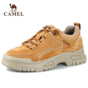 骆驼女鞋秋季新款户外运动休闲鞋圆头防滑耐磨徒步鞋商场同款舒适