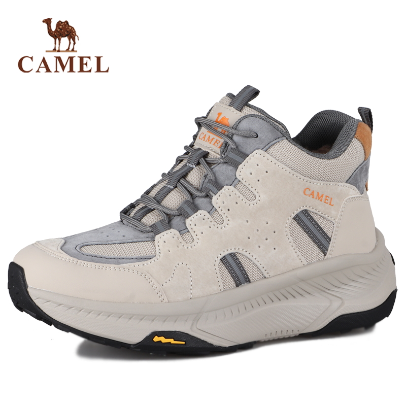 骆驼女鞋秋季新款户外运动休闲鞋轻便加绒防滑棉鞋厚底商场同款