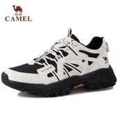 商场同款 骆驼男鞋 户外休闲鞋 轻便软底圆头防滑耐磨徒步鞋 夏季 新款