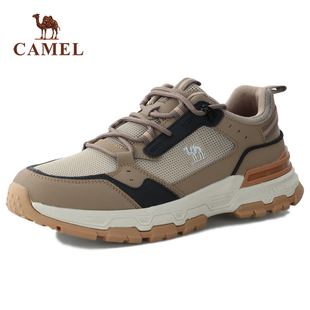 骆驼夏季男款户外登山鞋防泼水耐磨防滑圆头运动休闲徒步鞋