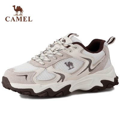 骆驼新款女士户外休闲鞋老爹鞋