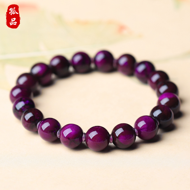 收藏级老料皇家紫舒俱来手串手链