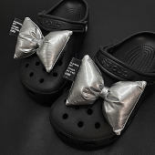 饰扣网红大蝴蝶结小红书cross装 花装 饰扣 配饰鞋 crocs卡骆驰洞洞鞋