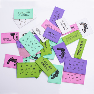 手缝布贴缝补衣服帖英文字母图案皮标补丁贴小号百搭时尚鞋帽装饰