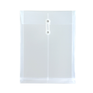 50个透明档案袋塑料透明A4尺寸透明防水文件袋PP办公文件收纳大容量绕绳文件袋收纳袋可定制