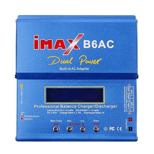 IMAX B6AC 80W锂电池镍氢快充充电器2S3S4S5S6S智能平衡冲T插XT60