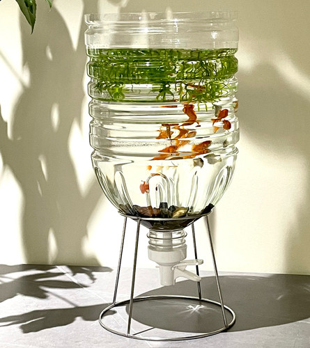 桶装水桶养鱼倒立支架排水龙头大桶纯净水桶三脚架养鱼支架带龙头