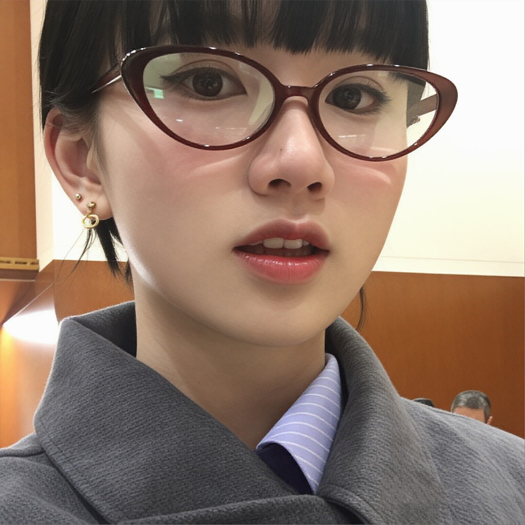 韩系宅女同款网红猫眼眼镜素颜显瘦主播装饰防蓝光平光镜学生潮镜