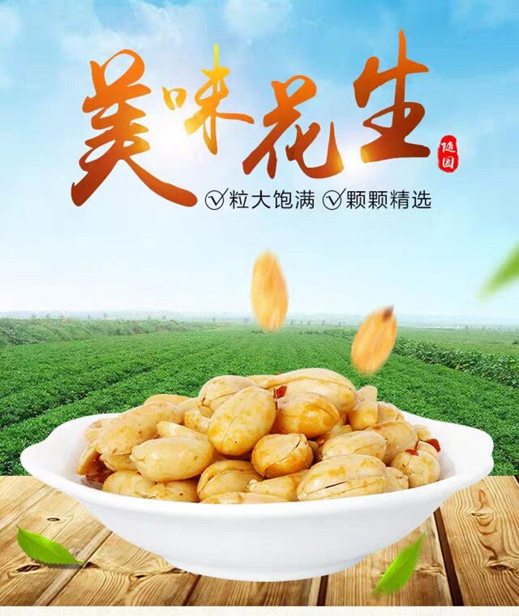 随园五香下酒花生米