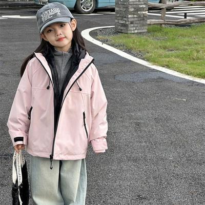 可拆卸短款羽绒服三合一冲锋衣