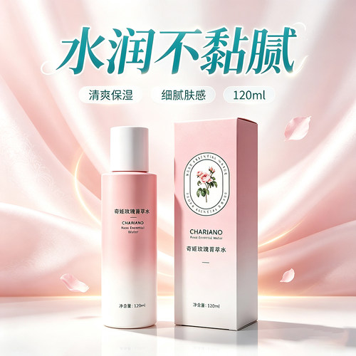 奇姬玫瑰菁萃水爽肤水补水保湿