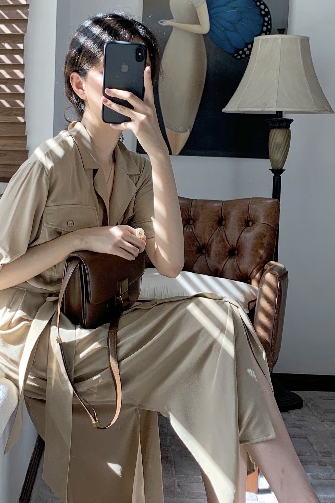 夏季蚕丝裙子衬衫裙长裙连衣裙