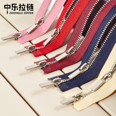 3号金属双头开尾拉链羽绒服皮衣上下拉链箱包外套双开拉链辅料DIY