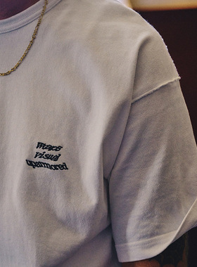 潮牌WTAPS25SS男装短袖T恤男字母印花休闲宽松圆领半袖上衣潮牌