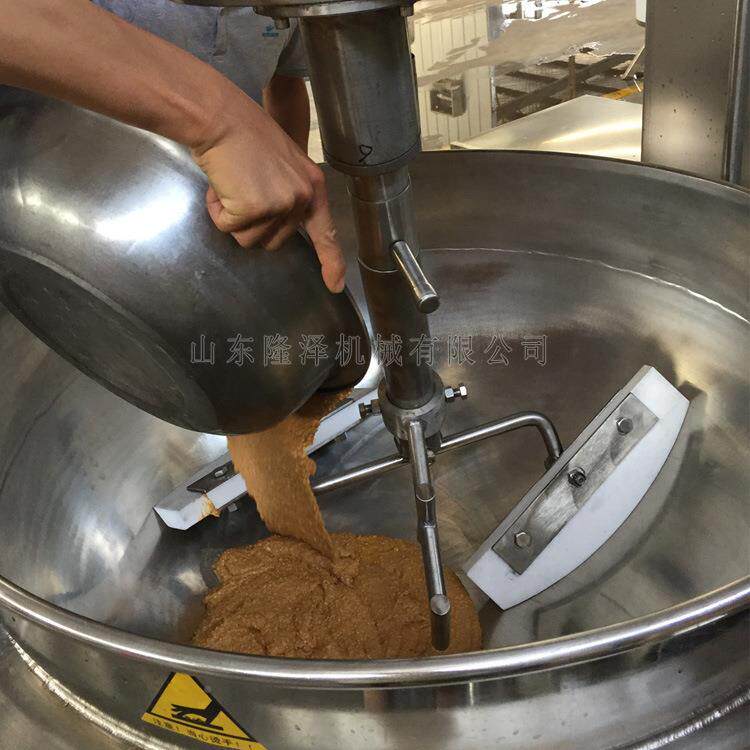 商用果酱馅料搅水拌炒绿锅-豆沙馅料搅拌机料-包子饺馅lz-1000m自