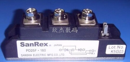 SANREX三社模块二极管可控硅PD25F-160 PD25F160 25A/1600V拆机件