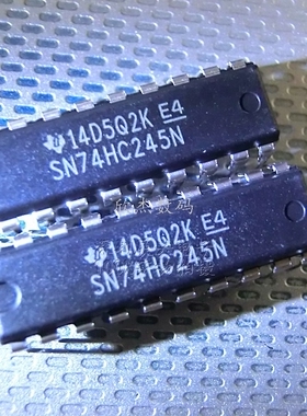 SN74HC245N 逻辑芯片 总线收发器 8路 3态 DIP20全新原装