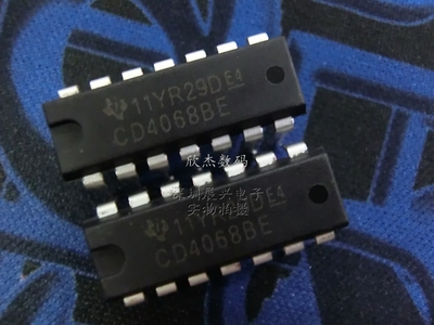 CD4068BE 逻辑芯片 与非/与门 8输入 DIP-14 全新原装