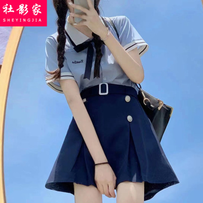 东梨艺高韩式jk制服少女