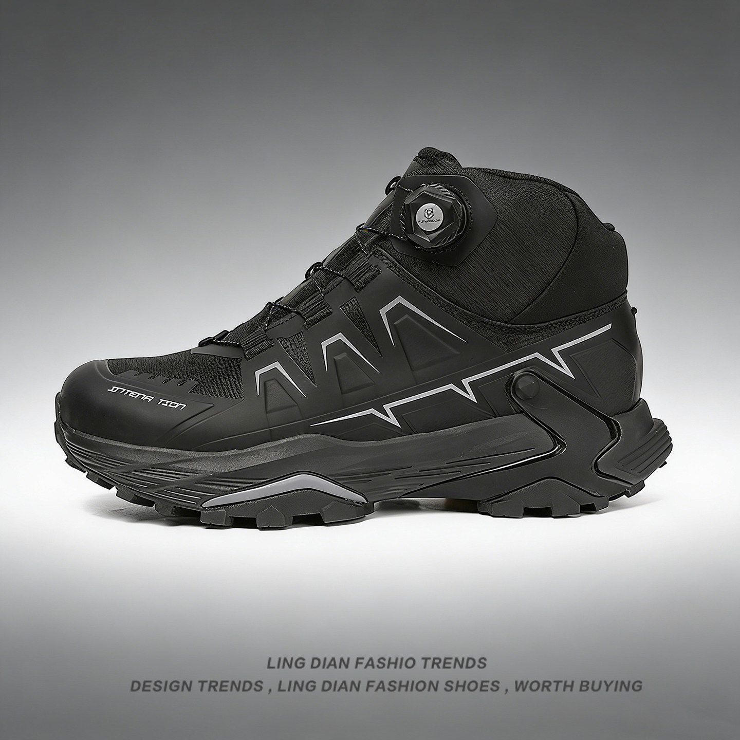 Camssoo秋冬新款BOA旋转扣徒步越野跑鞋爬山户外运动防滑登山鞋男