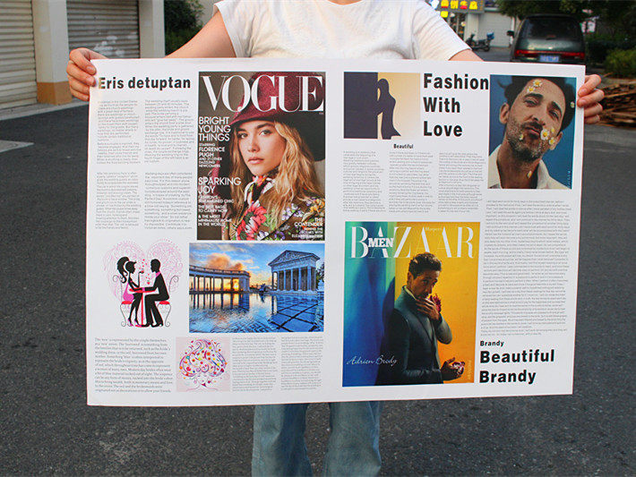 2021新款道具报纸婚纱摄影道具街影楼旅拍创意手拿道具潮流杂志书