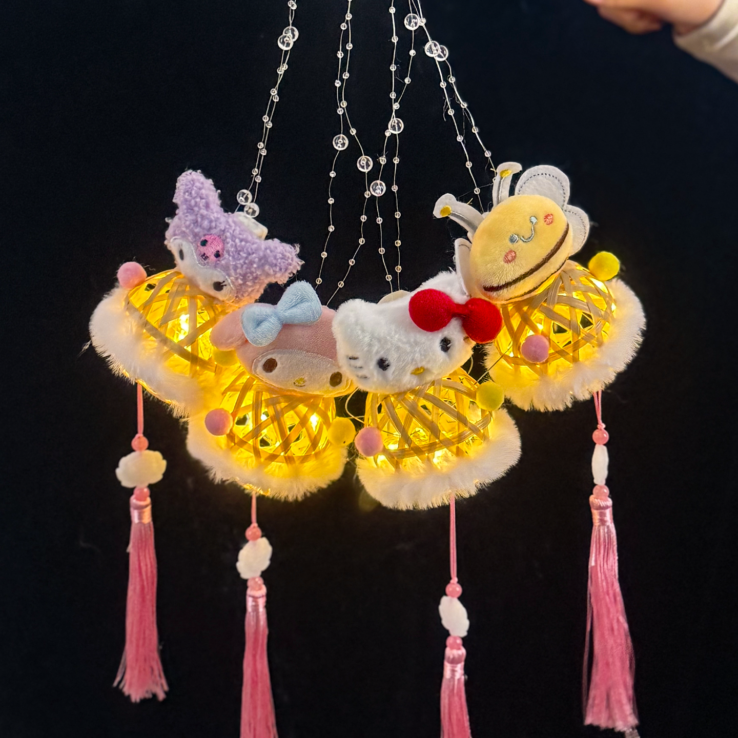 2026春节礼物可爱毛绒公仔竹编小灯笼新年元宵发光手提花灯送朋友,节庆用品/礼品,创意礼盒/礼品套组,淘宝优惠券,粉丝福利购,淘宝优惠卷