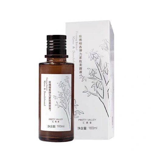 汇美舍玫瑰檀香弹力紧致美容液160ml 滋润补水亮颜保湿爽肤水正品