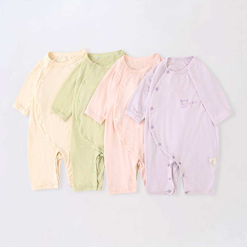夏款超薄优可丝婴幼儿新生儿男女宝宝超薄空调服连体衣7分袖薄款,童装/婴儿装/亲子装,连身衣/爬服/哈衣,淘宝优惠券,粉丝福利购,淘宝优惠卷