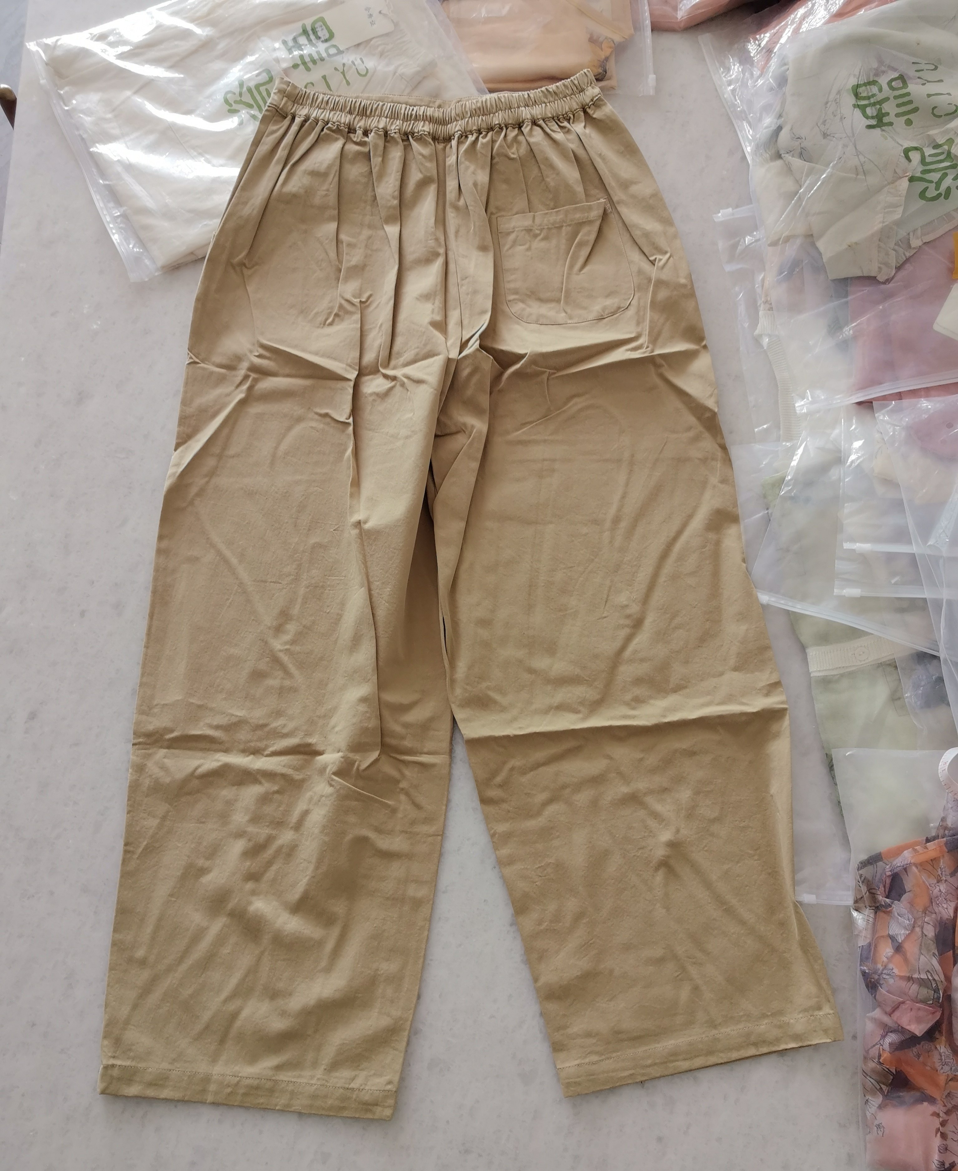 特价  纯棉休闲裤 高腰显瘦直筒阔腿裤 女 纯色81266,女装/女士精品,休闲裤,淘宝优惠券,粉丝福利购,淘宝优惠卷