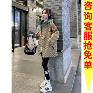 女士长袖设计感风衣2023新款爆款秋装上衣时尚气质洋气秋天女装季
