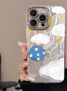 星球云朵iPhone17苹果16Promax软xr华为p80mate60红米k90硅胶vivos30iQOO10OPPO手机软壳小米15荣耀40适用13
