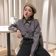 Áo sơ mi phong cách mùa thu và mùa đông của Hàn Quốc