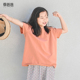 新款 夏装 女童粉红短袖 蔡爸爸童装 t恤少女纯棉上衣服不起球866 852