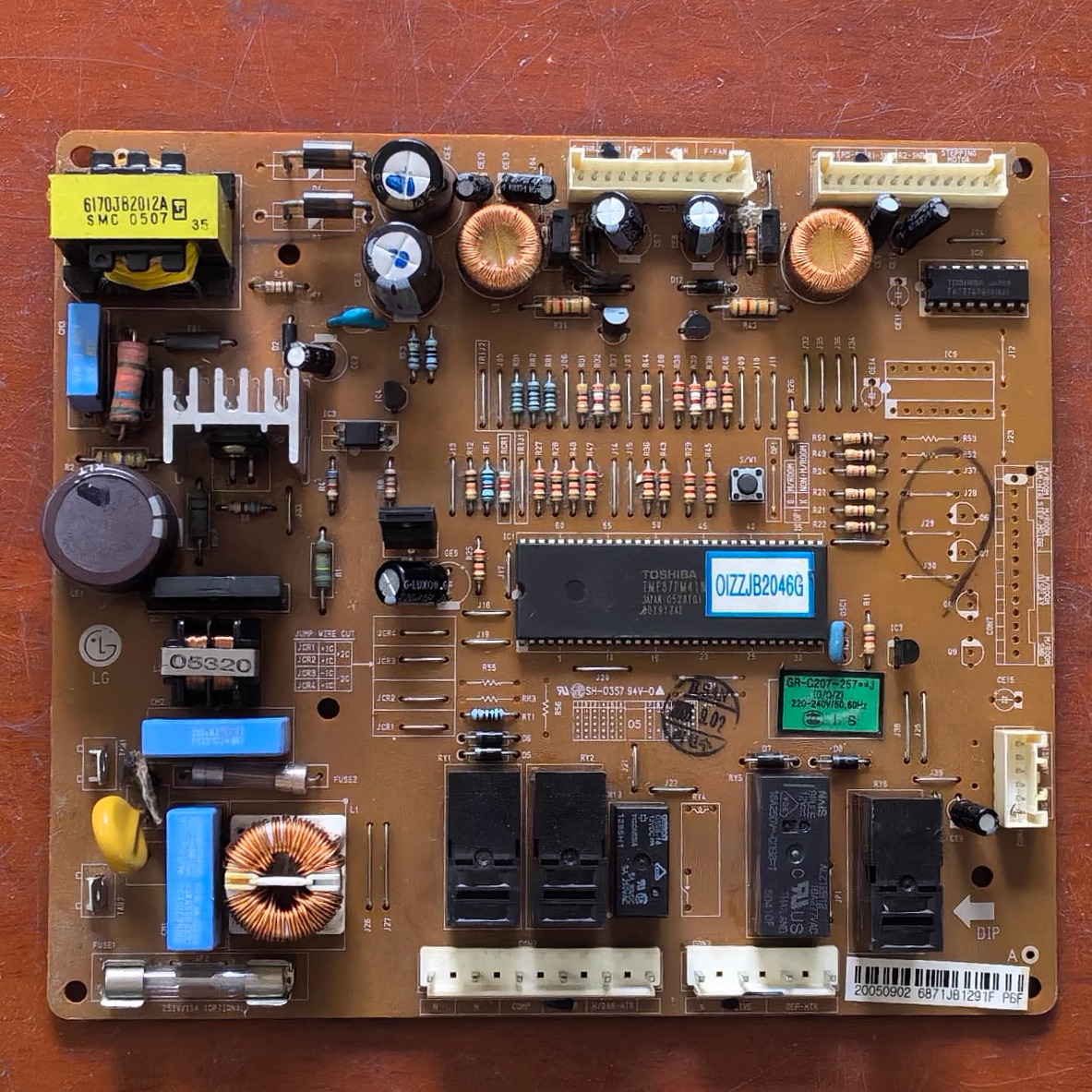 LG冰箱电脑板控制主板6871JB1291F GR-C207-257 GR-C2272CT线路板